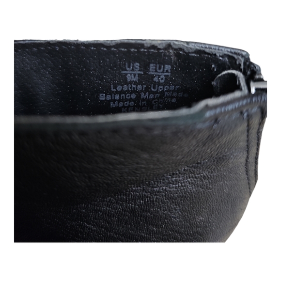 SAM EDELMAN CIRCUS Kensley Boots High Heel Black Leather Purple Size 9 - Picture 5 of 9